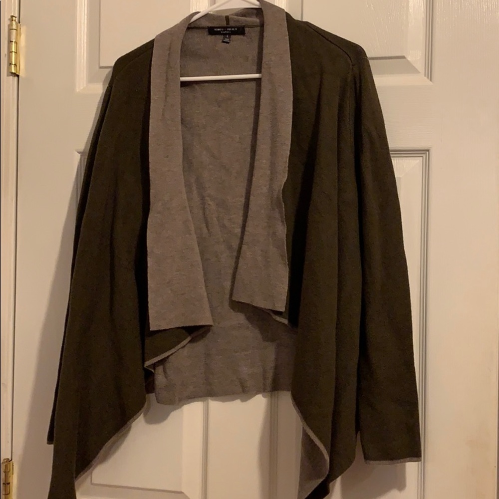 Green cardigan